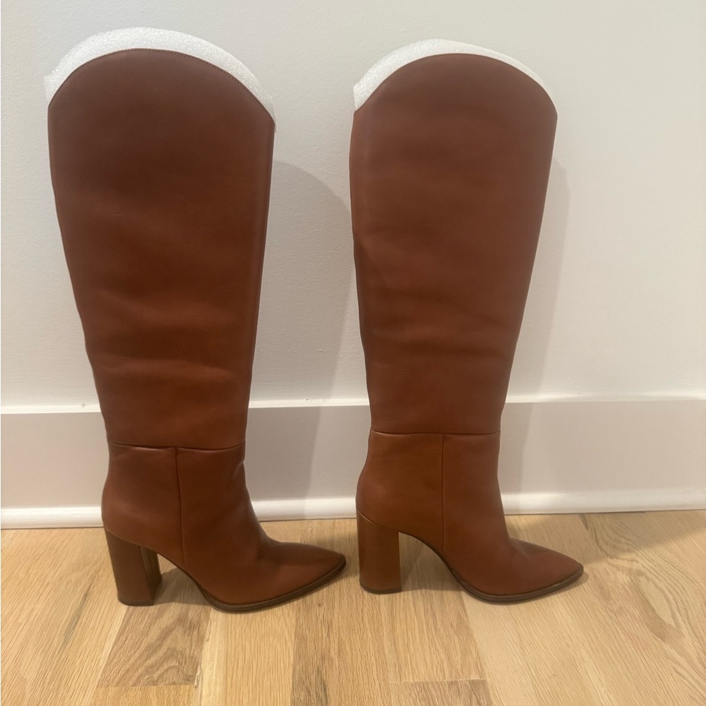Steve Madden Cognac Boots - Size 6 - Picture 1 of 7